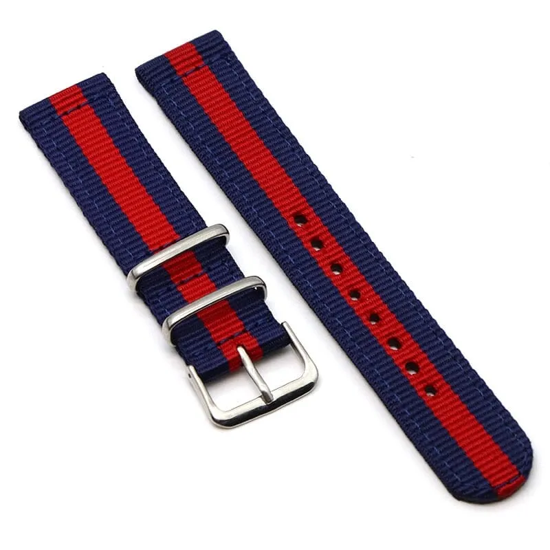 Nato Nylon Watch Straps Compatible with the Samsung Galaxy Watch 6 Classic (43mm)