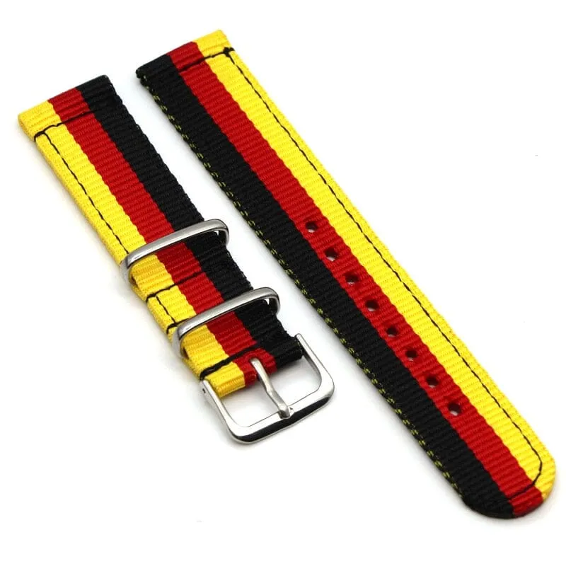 Nato Nylon Watch Straps Compatible with the Samsung Galaxy Watch 6 Classic (43mm)