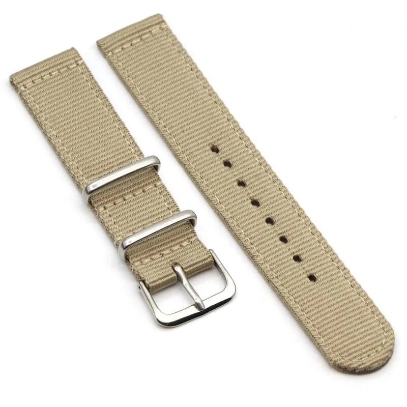 Nato Nylon Watch Straps Compatible with the Samsung Galaxy Watch 6 Classic (43mm)