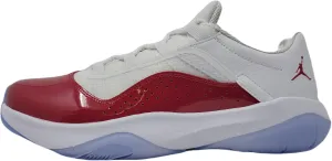 Nike Men's Jordan 11 CMFT Low Basketball Shoes, White/Gym Red-Black, 11 M US