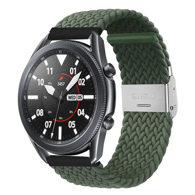 Nylon Braided Loop Watch Straps Compatible with the Huawei Watch 2 Classic
