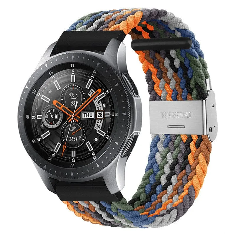 Nylon Braided Loop Watch Straps Compatible with the Huawei Watch 2 Classic