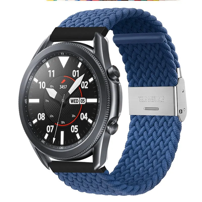Nylon Braided Loop Watch Straps Compatible with the Huawei Watch 2 Classic