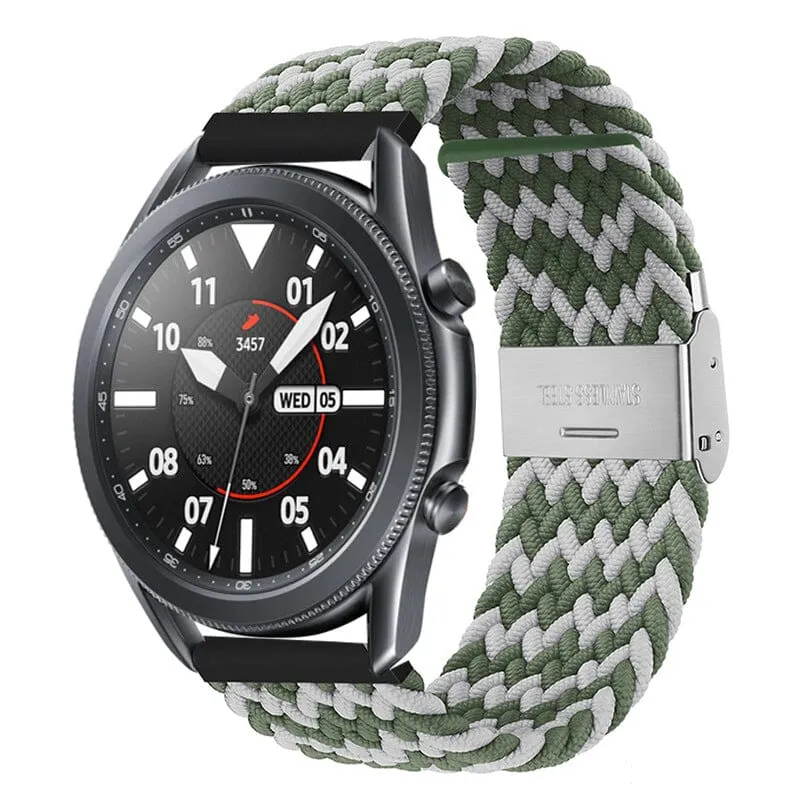Nylon Braided Loop Watch Straps Compatible with the Huawei Watch 2 Classic