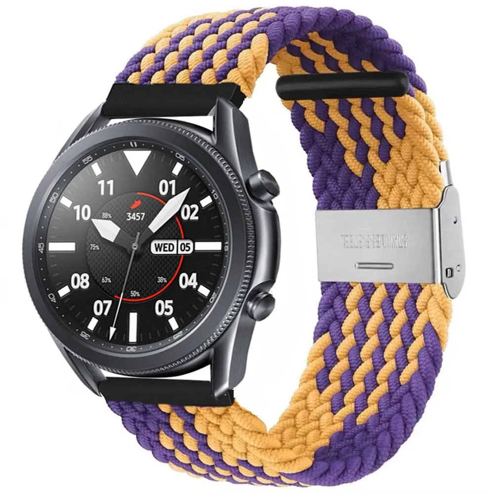 Nylon Braided Loop Watch Straps Compatible with the Huawei Watch 2 Classic