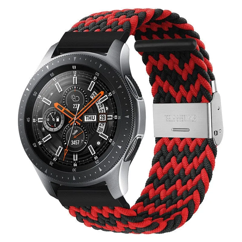 Nylon Braided Loop Watch Straps Compatible with the Huawei Watch 2 Classic