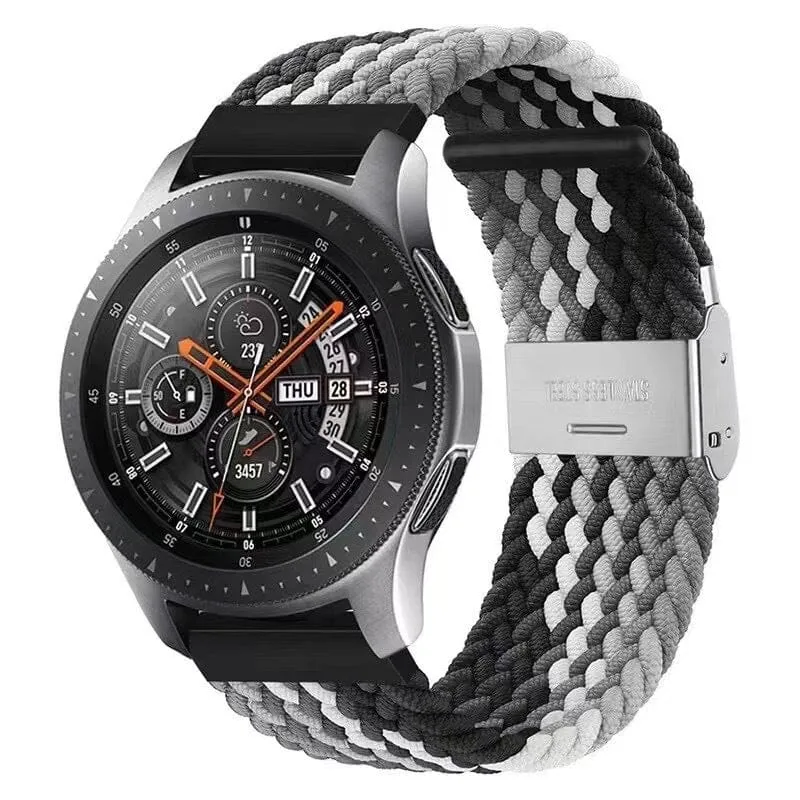 Nylon Braided Loop Watch Straps Compatible with the Huawei Watch 2 Classic