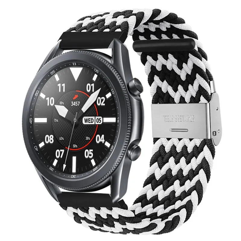Nylon Braided Loop Watch Straps Compatible with the Huawei Watch 2 Classic