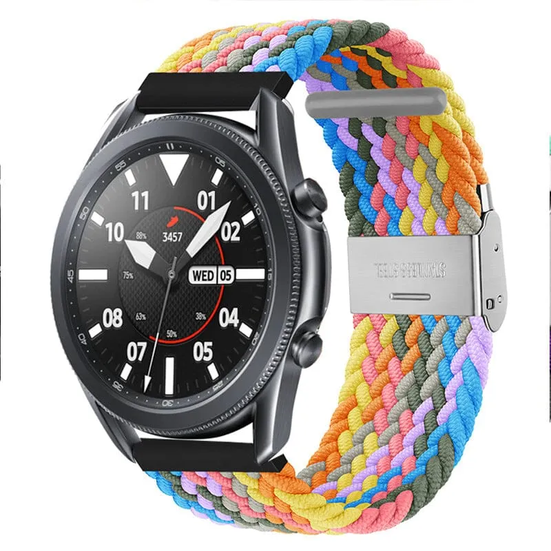 Nylon Braided Loop Watch Straps Compatible with the Huawei Watch 2 Classic