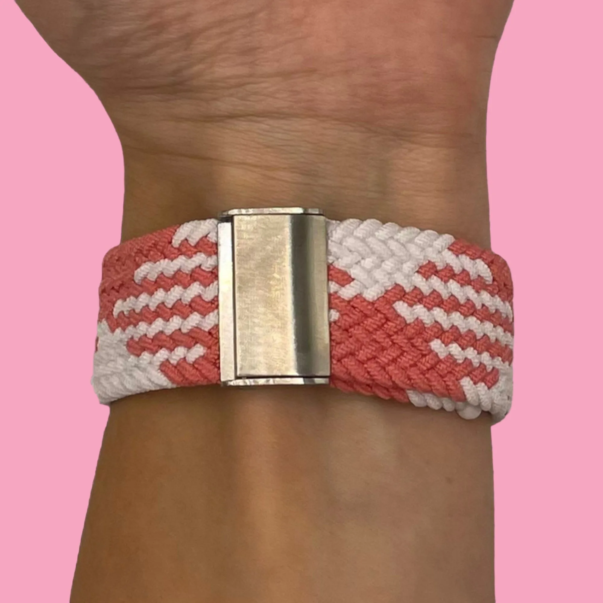 Nylon Braided Loop Watch Straps Compatible with the Huawei Watch 2 Classic