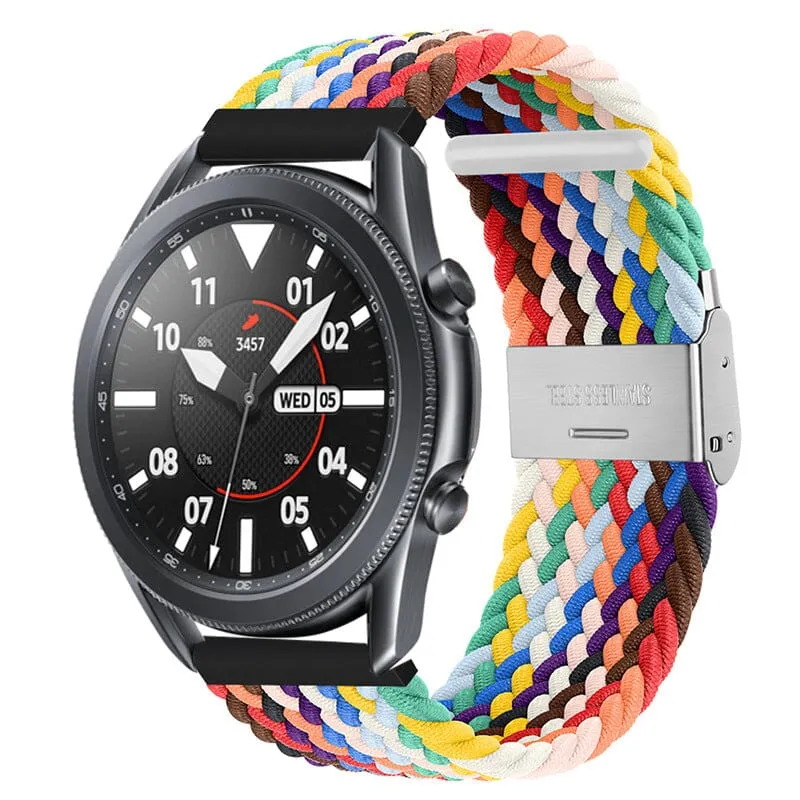 Nylon Braided Loop Watch Straps Compatible with the Huawei Watch 2 Classic