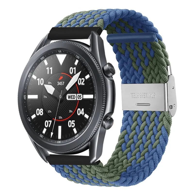 Nylon Braided Loop Watch Straps Compatible with the Huawei Watch 2 Classic