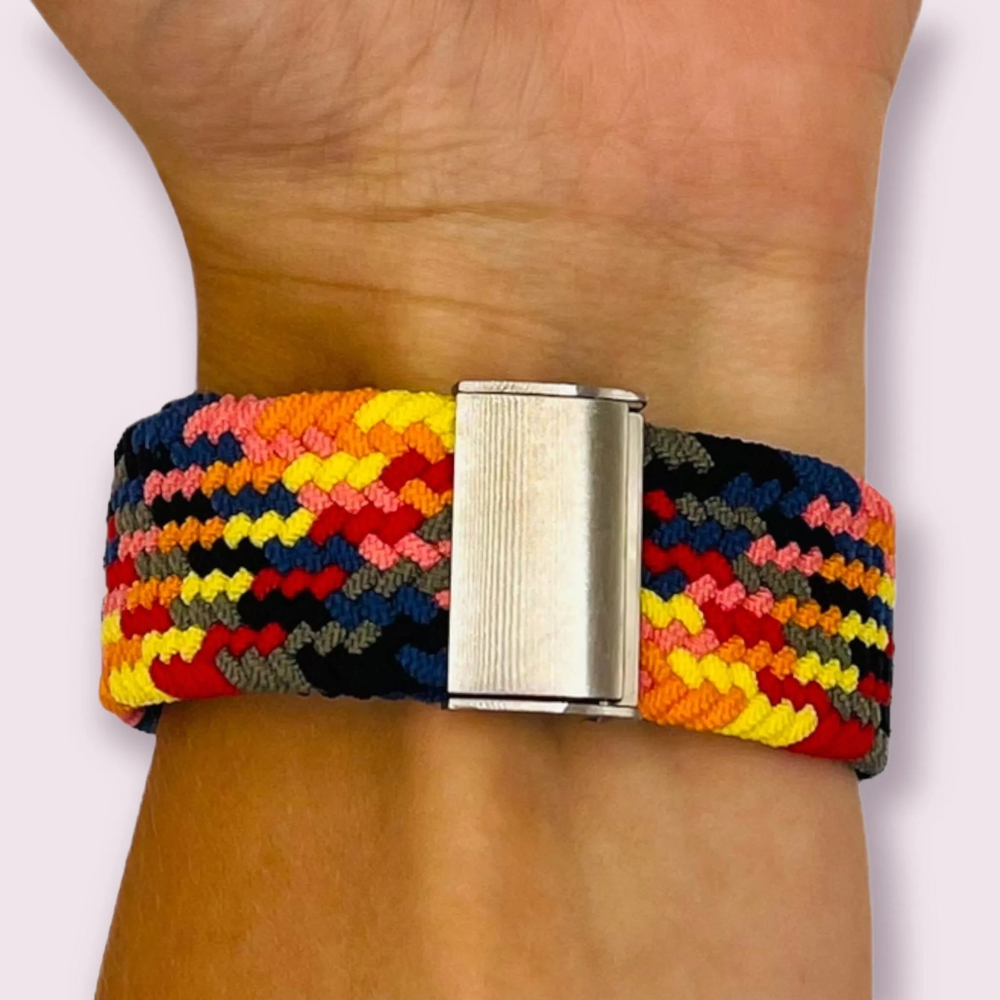 Nylon Braided Loop Watch Straps Compatible with the Huawei Watch 2 Classic
