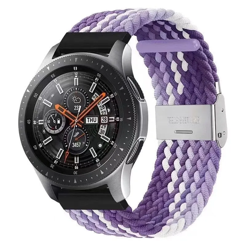 Nylon Braided Loop Watch Straps Compatible with the Huawei Watch 2 Classic