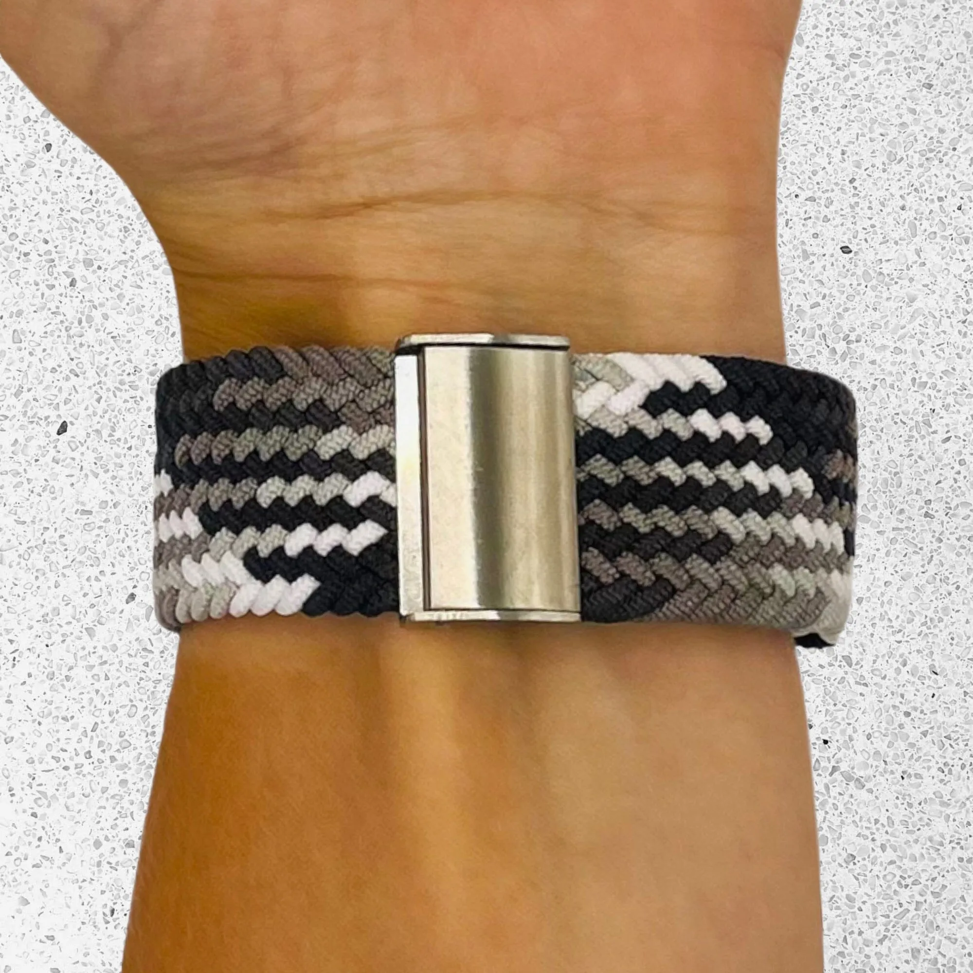 Nylon Braided Loop Watch Straps Compatible with the Huawei Watch 2 Classic