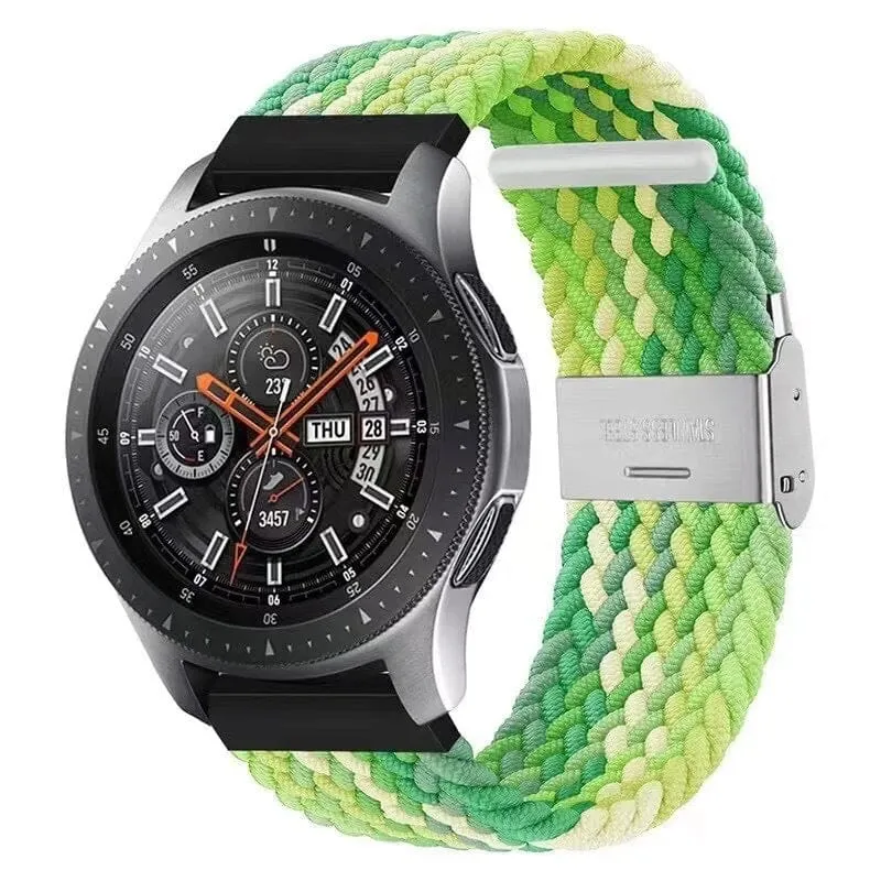 Nylon Braided Loop Watch Straps Compatible with the Huawei Watch 2 Classic