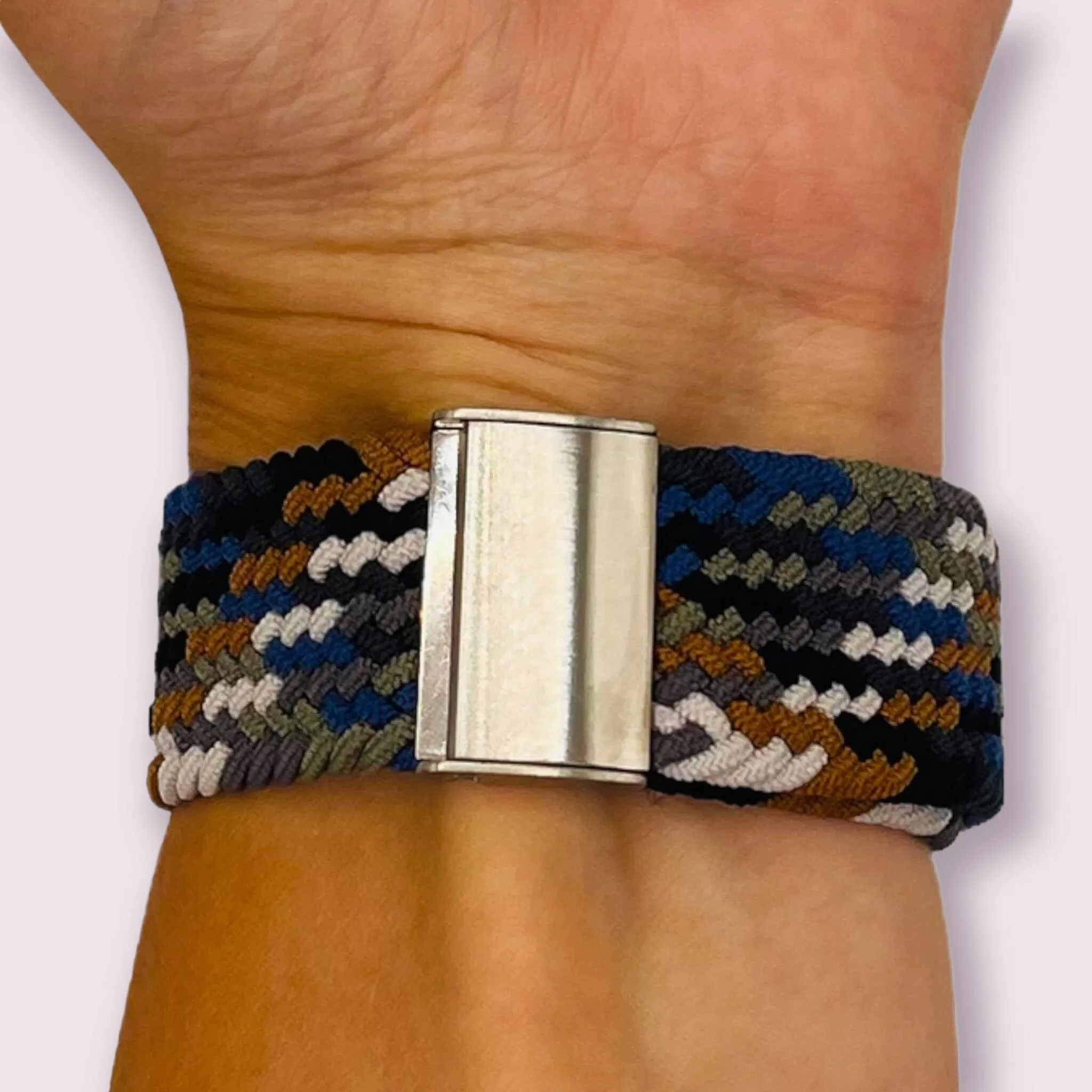 Nylon Braided Loop Watch Straps Compatible with the Huawei Watch 2 Classic