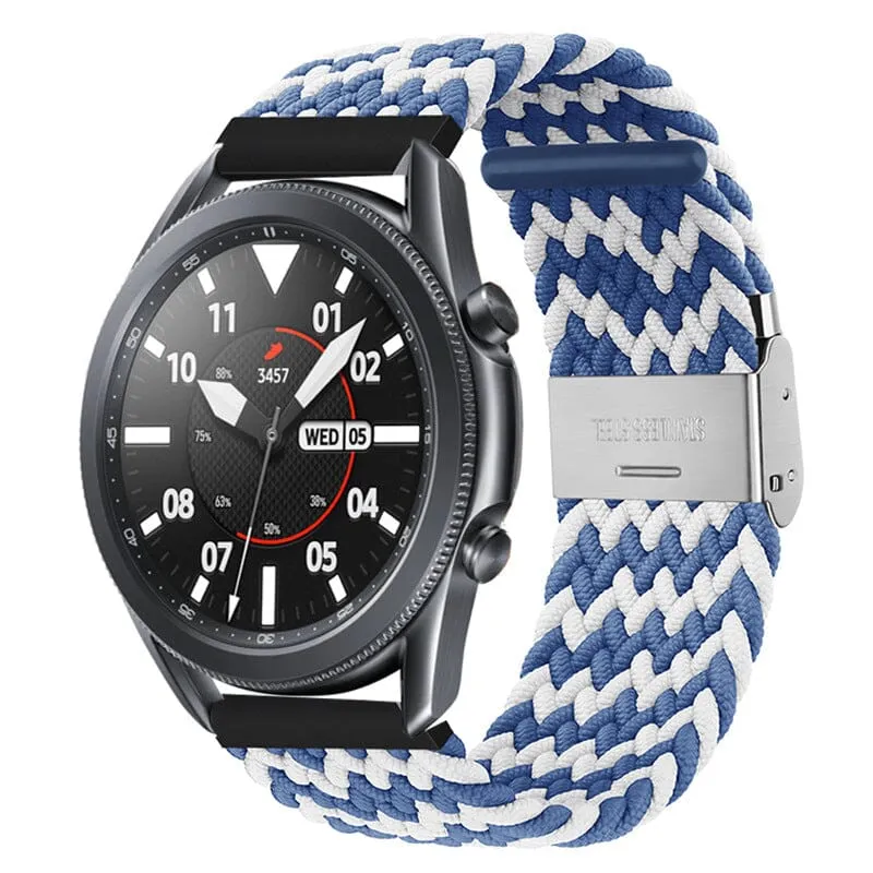 Nylon Braided Loop Watch Straps Compatible with the Huawei Watch 2 Classic