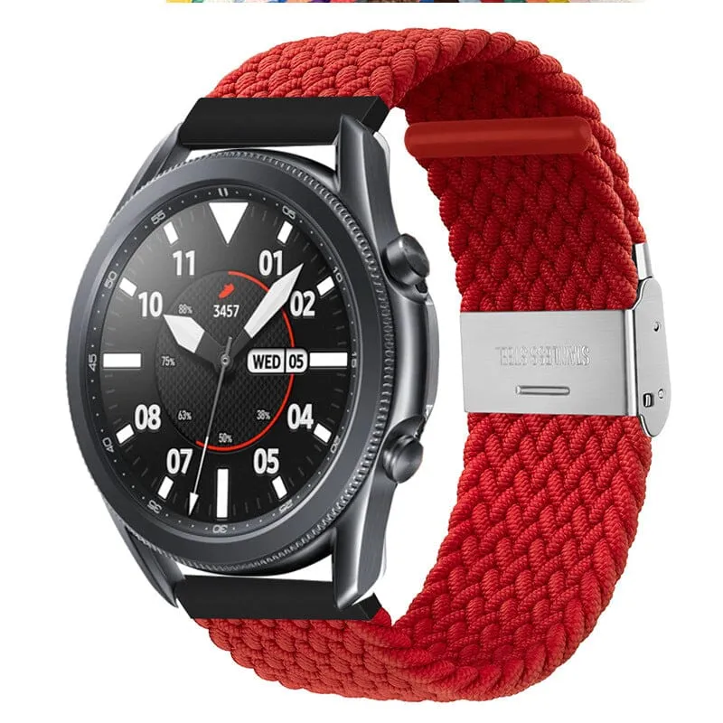 Nylon Braided Loop Watch Straps Compatible with the Huawei Watch 2 Classic