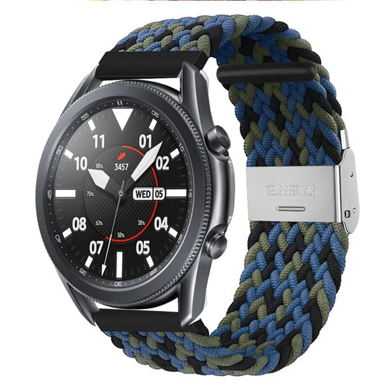 Nylon Braided Loop Watch Straps Compatible with the Huawei Watch 2 Classic