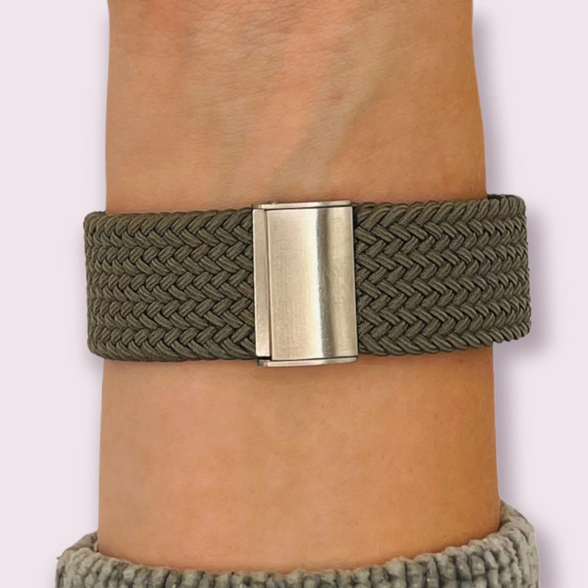 Nylon Braided Loop Watch Straps Compatible with the Samsung Galaxy Watch 4 Classic (42mm & 46mm)