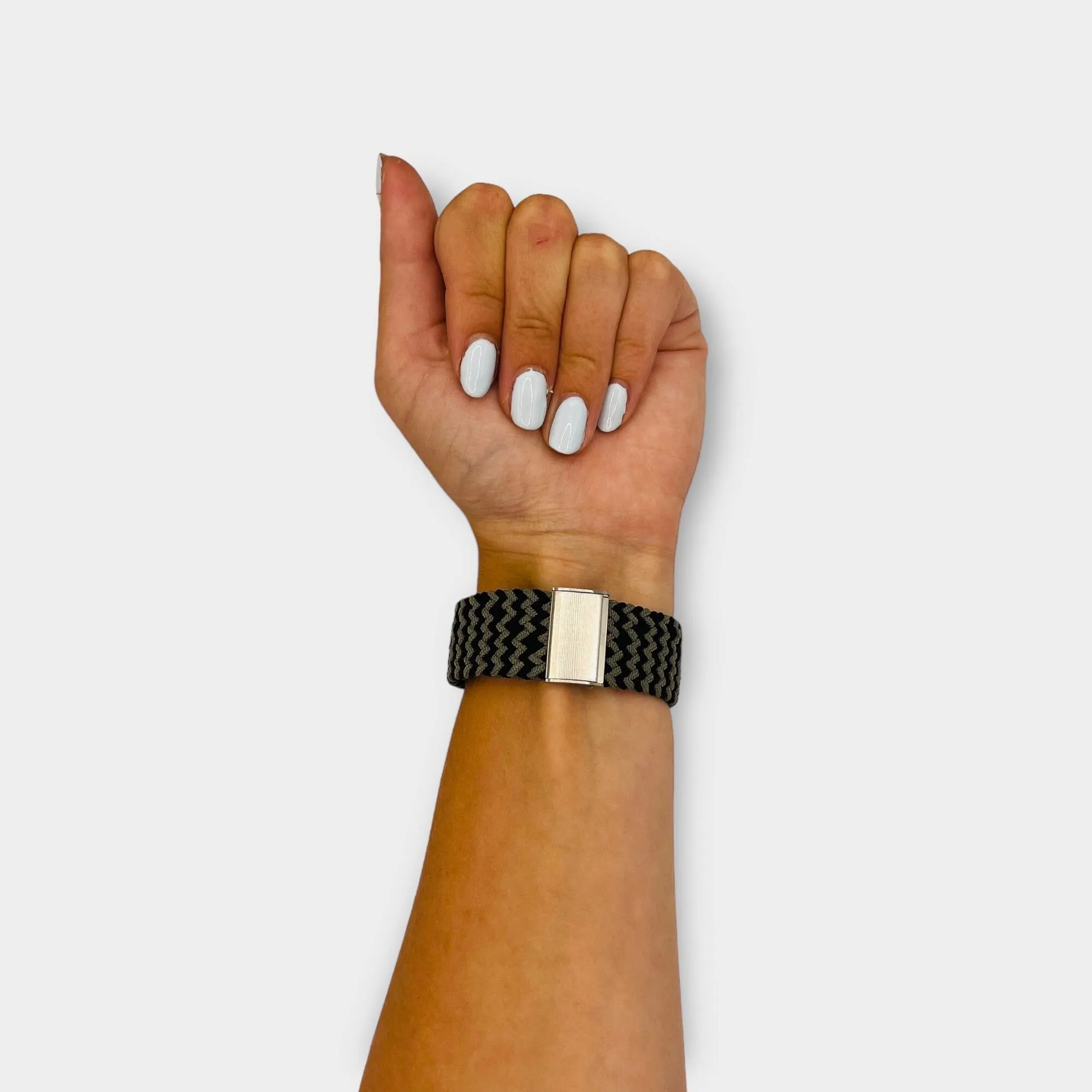 Nylon Braided Loop Watch Straps Compatible with the Samsung Galaxy Watch 4 Classic (42mm & 46mm)