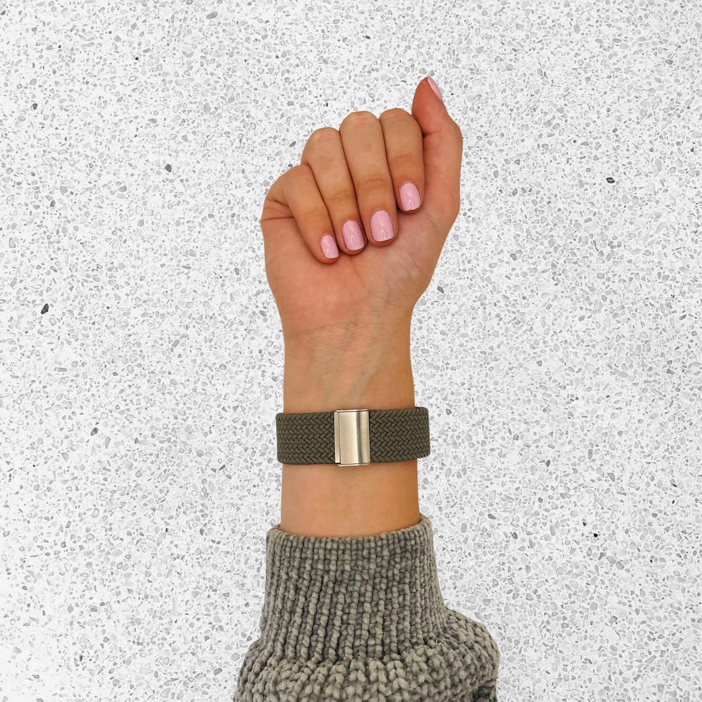 Nylon Braided Loop Watch Straps Compatible with the Samsung Galaxy Watch 4 Classic (42mm & 46mm)