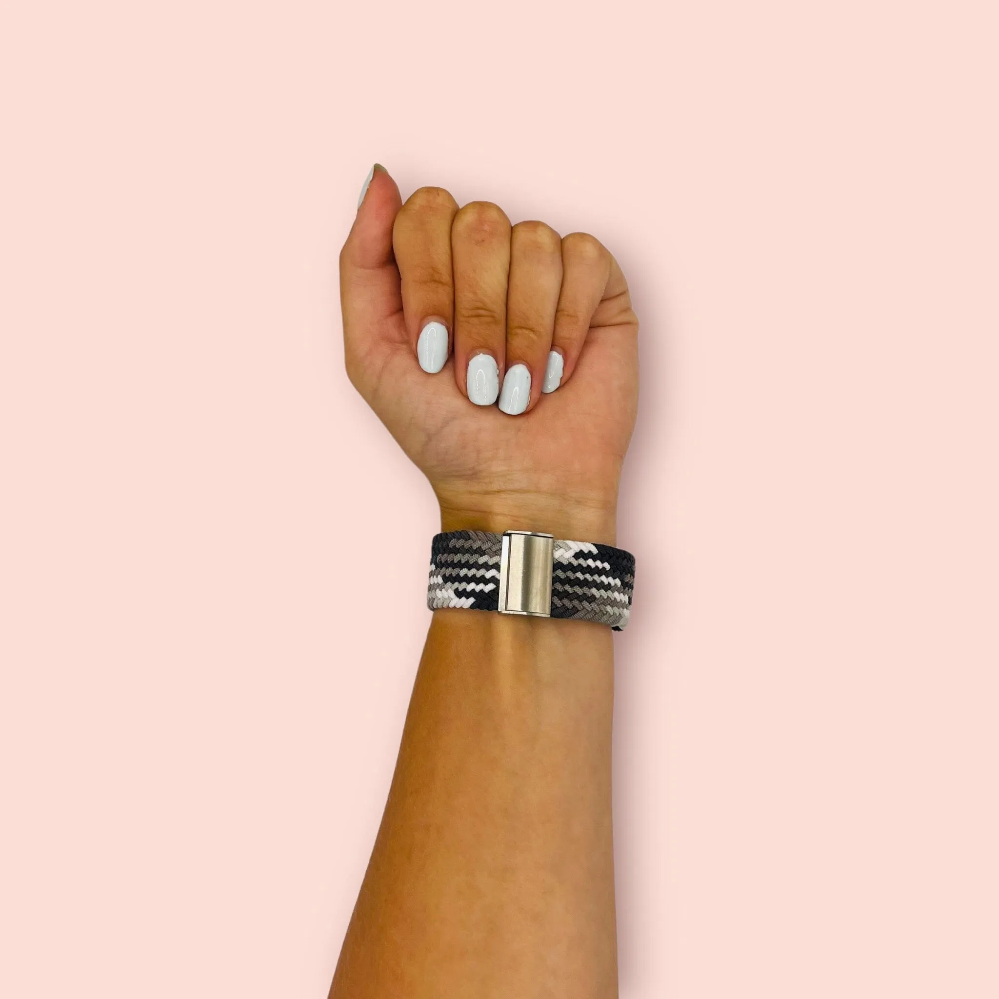 Nylon Braided Loop Watch Straps Compatible with the Samsung Galaxy Watch 4 Classic (42mm & 46mm)