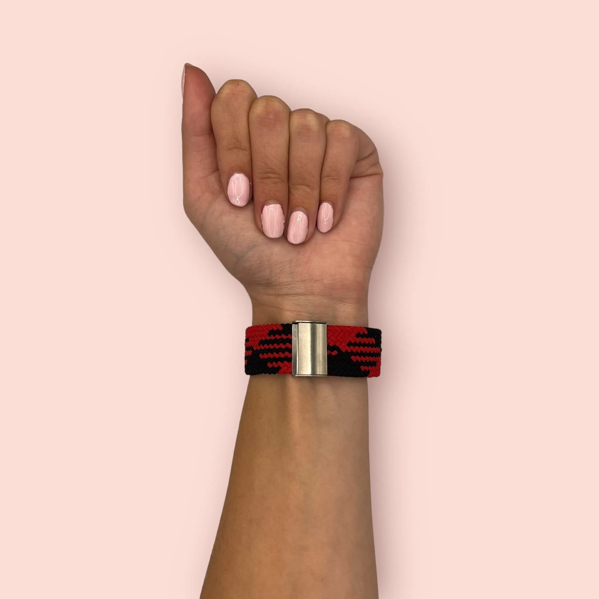 Nylon Braided Loop Watch Straps Compatible with the Samsung Galaxy Watch 4 Classic (42mm & 46mm)