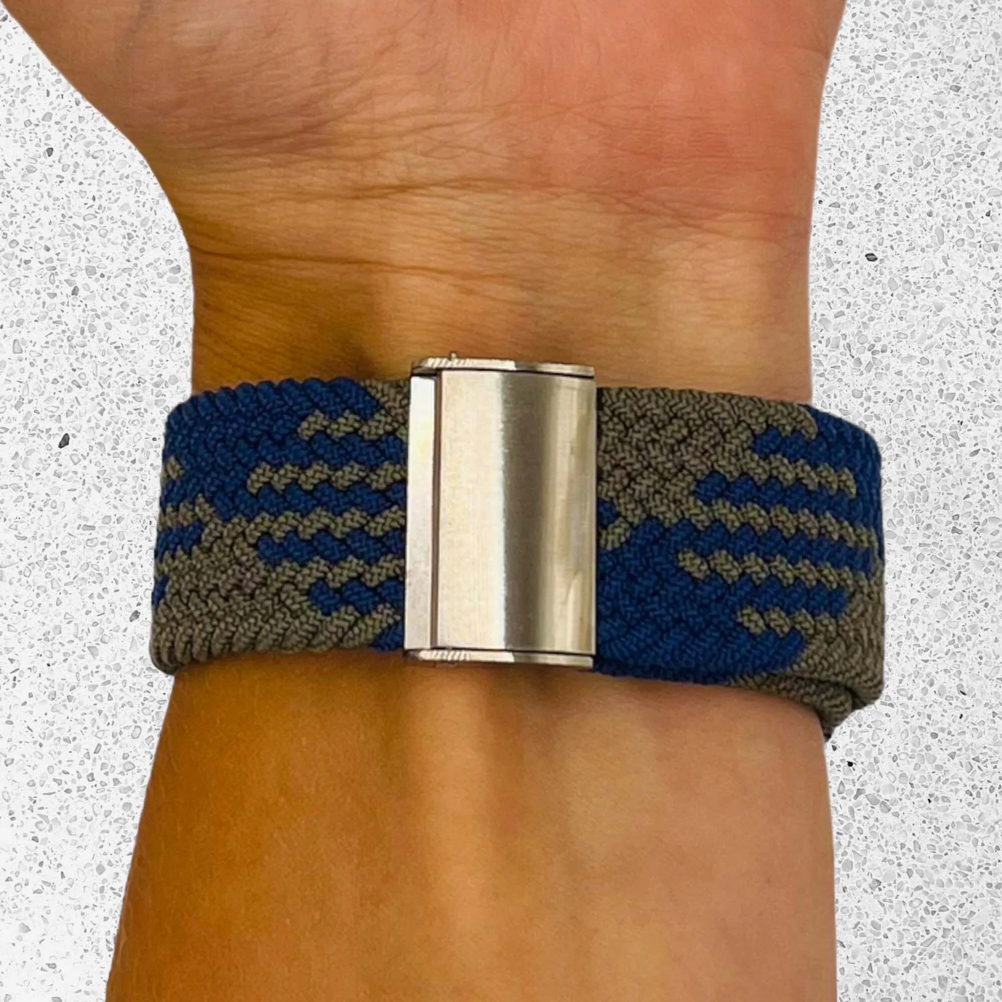 Nylon Braided Loop Watch Straps Compatible with the Samsung Galaxy Watch 4 Classic (42mm & 46mm)