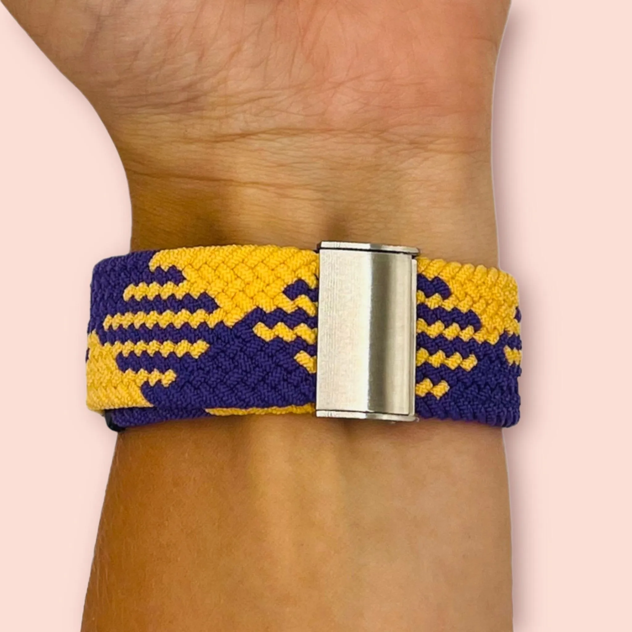 Nylon Braided Loop Watch Straps Compatible with the Samsung Galaxy Watch 4 Classic (42mm & 46mm)