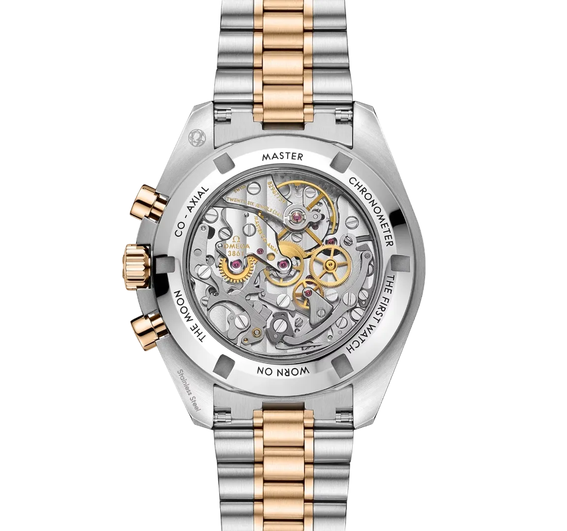 Omega Speedmaster Moonwatch Professional Chronograph Stainless steel & 18K Moonshine™ Gold & Ceramic Men's Watch