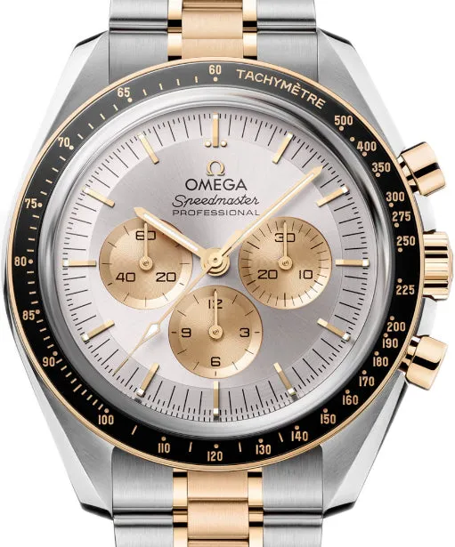 Omega Speedmaster Moonwatch Professional Chronograph Stainless steel & 18K Moonshine™ Gold & Ceramic Men's Watch