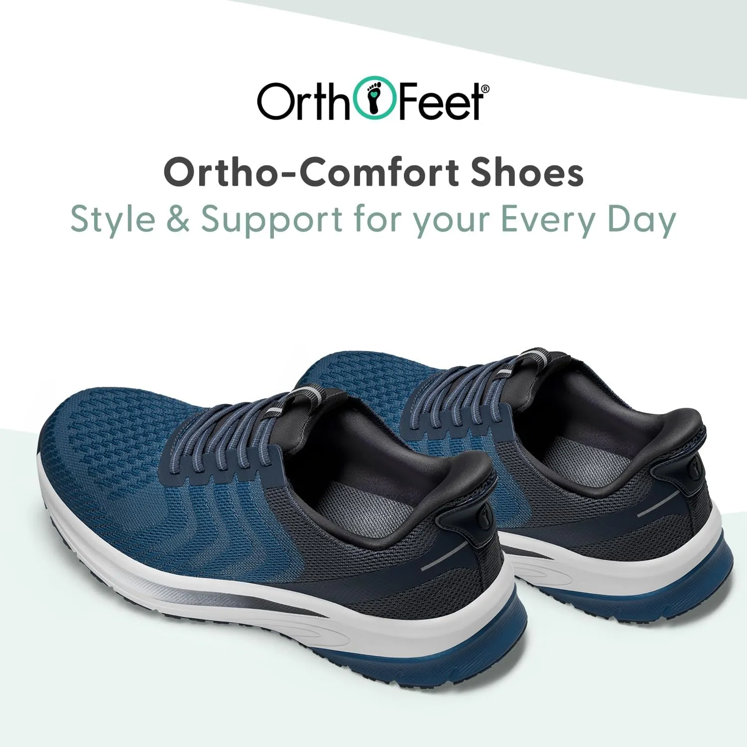 Orthofeet Men's Orthopedic Hands-Free Tilos Slip-On Sneakers