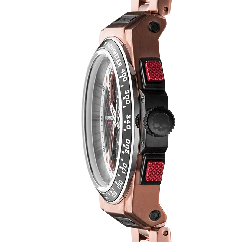 Otto Chrono Elegance Rose Gold Chronograph Watch
