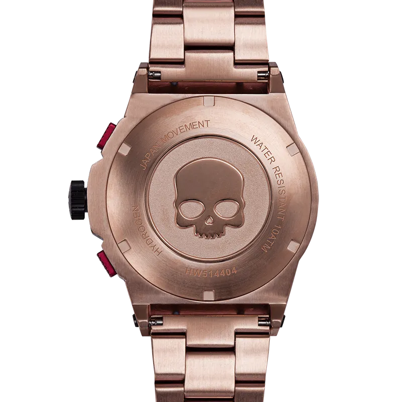 Otto Chrono Elegance Rose Gold Chronograph Watch