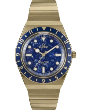 Q Timex® 36mm Stainless Steel Expansion Band Watch  