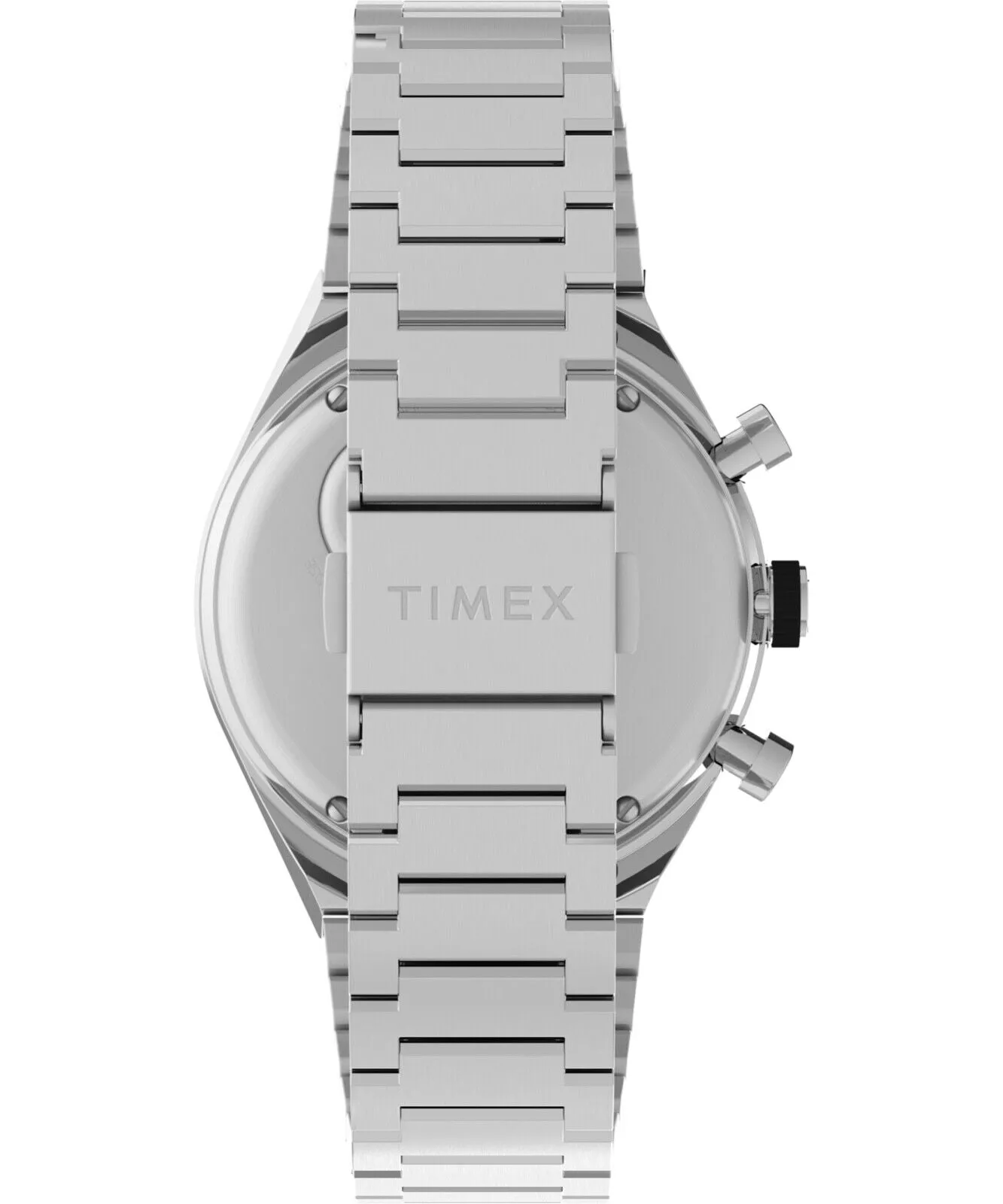 Q Timex GMT Chronograph 40mm Steel Bracelet Watch TW2V69800