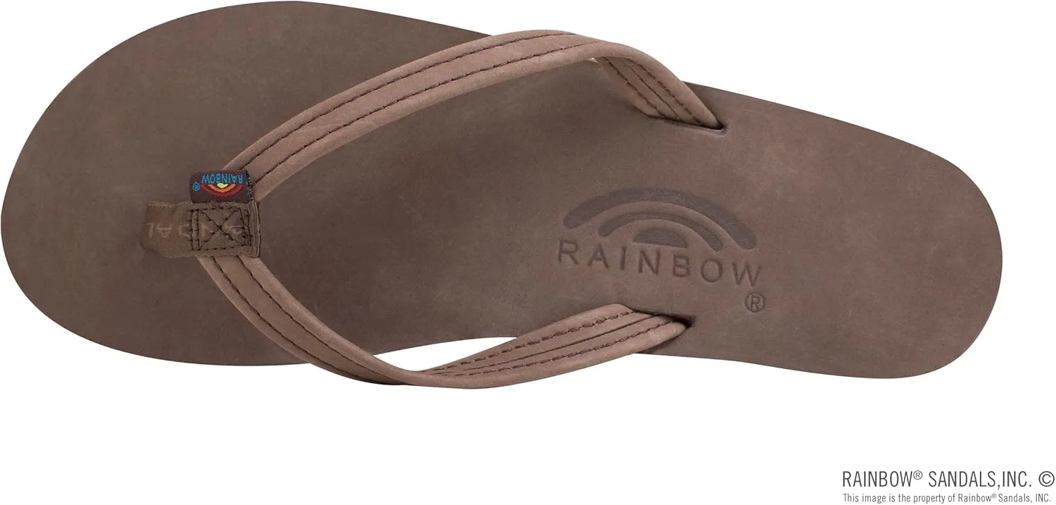Rainbow Sandals Women's Single Layer Leather Sandal Narrow Strap