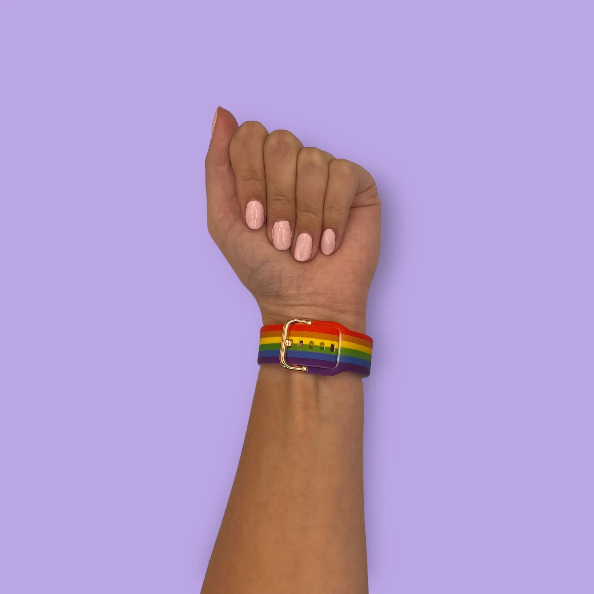 Rainbow Watch Straps compatible with the Samsung Galaxy Watch 6 Classic (43mm)