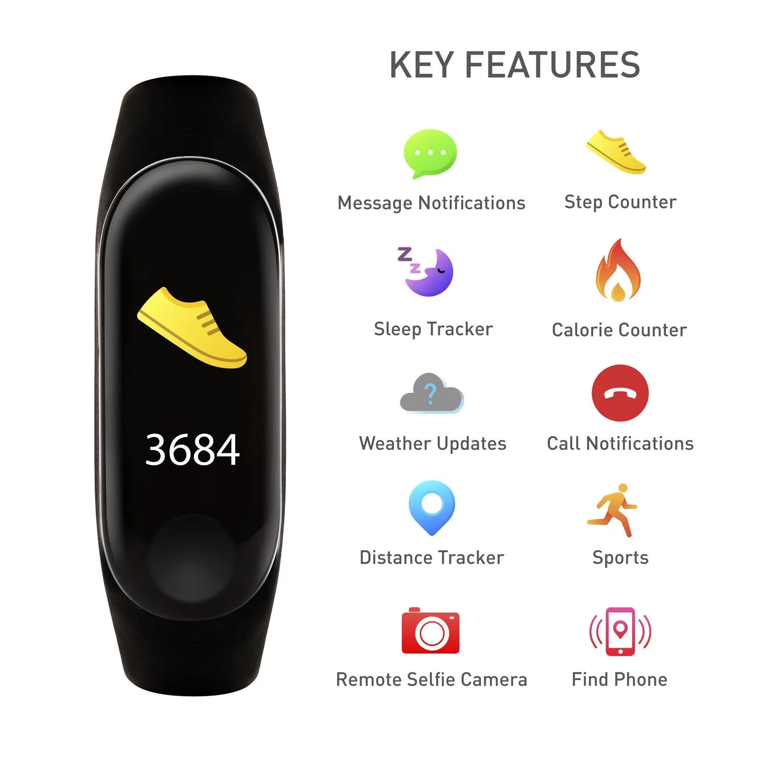 Reflex Active Series 1 Black Activity Tracker RA01-2001