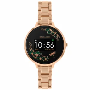 Reflex Active Series 3 Rose Gold Black Link Smart Watch