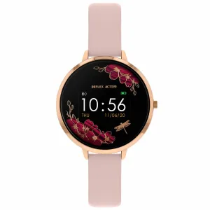 Reflex Active Series 3 Rose Gold Pink Floral Smart Watch