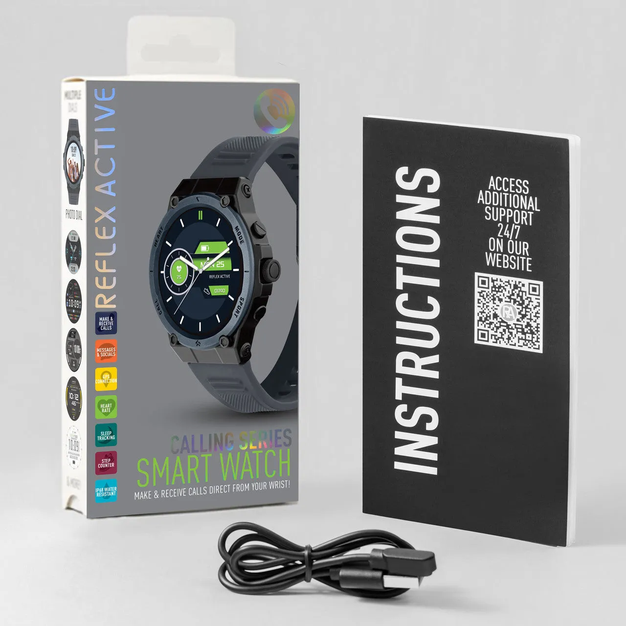 Reflex Active SERIES 39 Blue Sports Smart Watch RA39-2206