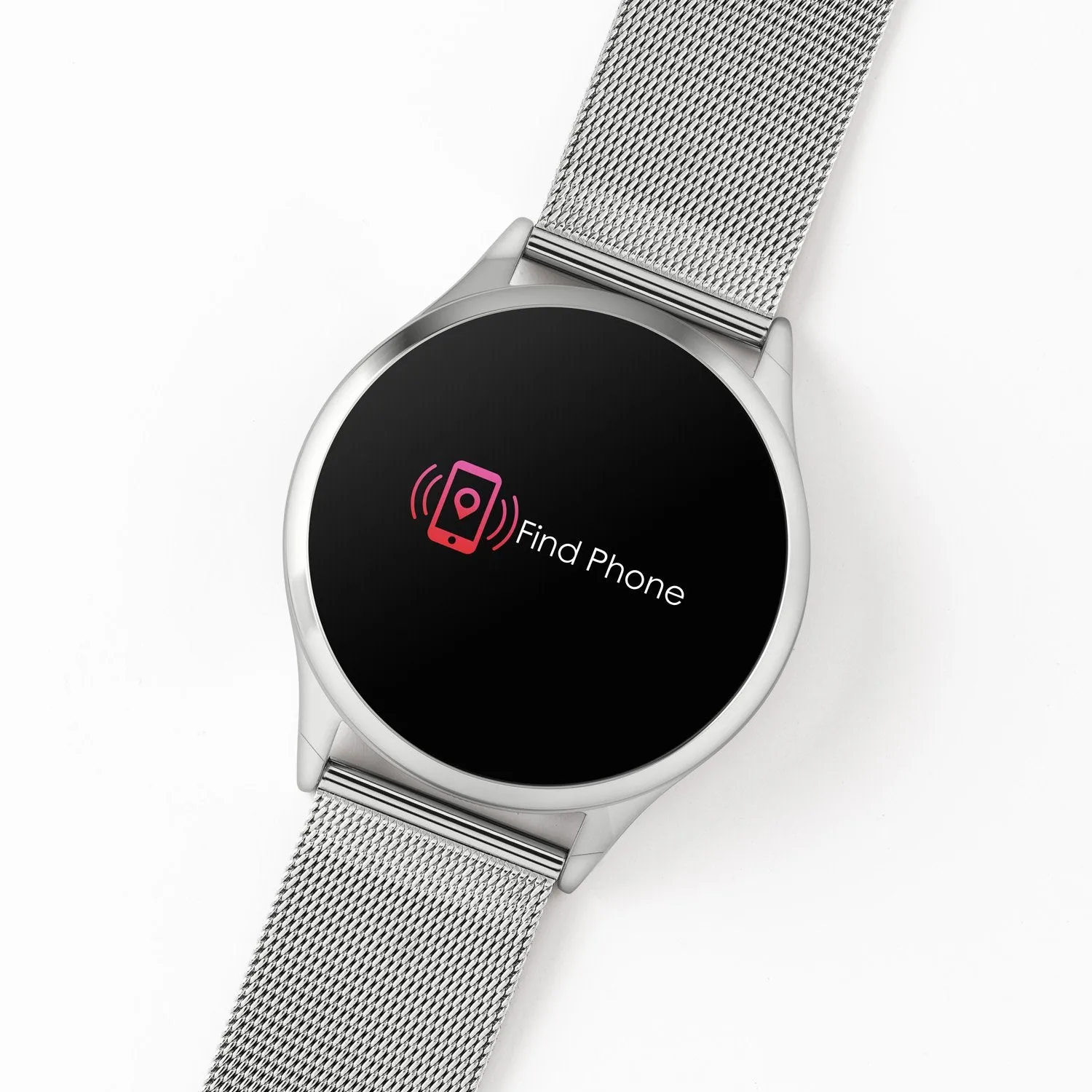 Reflex Active Series 4 Silver Mesh Smart Watch