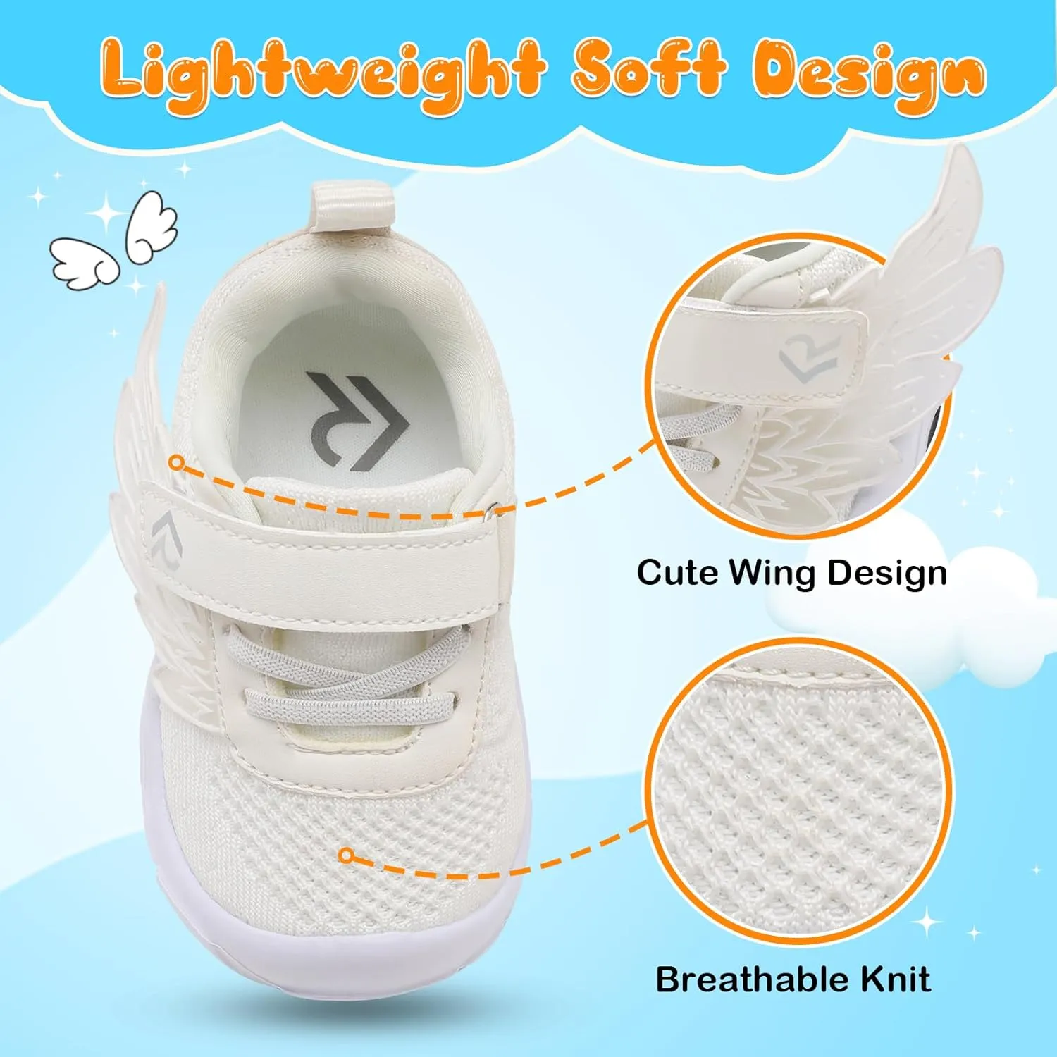 relxfeet Toddler Boys Girls Shoes Wide Toe Box Barefoot Sneakers Fashion Lightweight Breathable Tennis Walking Shoes