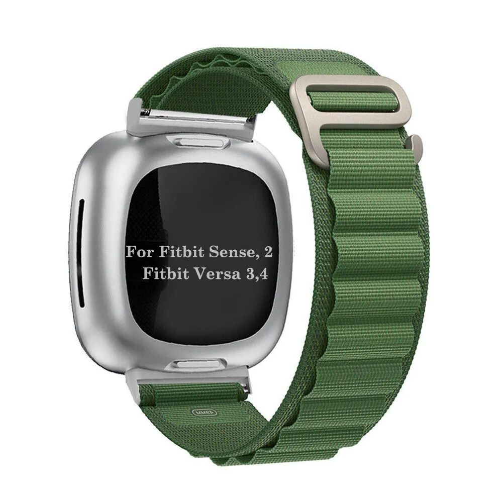 Replacement band strap for fitbit versa 3, 4 and sense, 2-Black