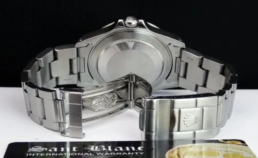 ROLEX 40mm Stainless Steel Explorer II Black Index Dial Model 16570