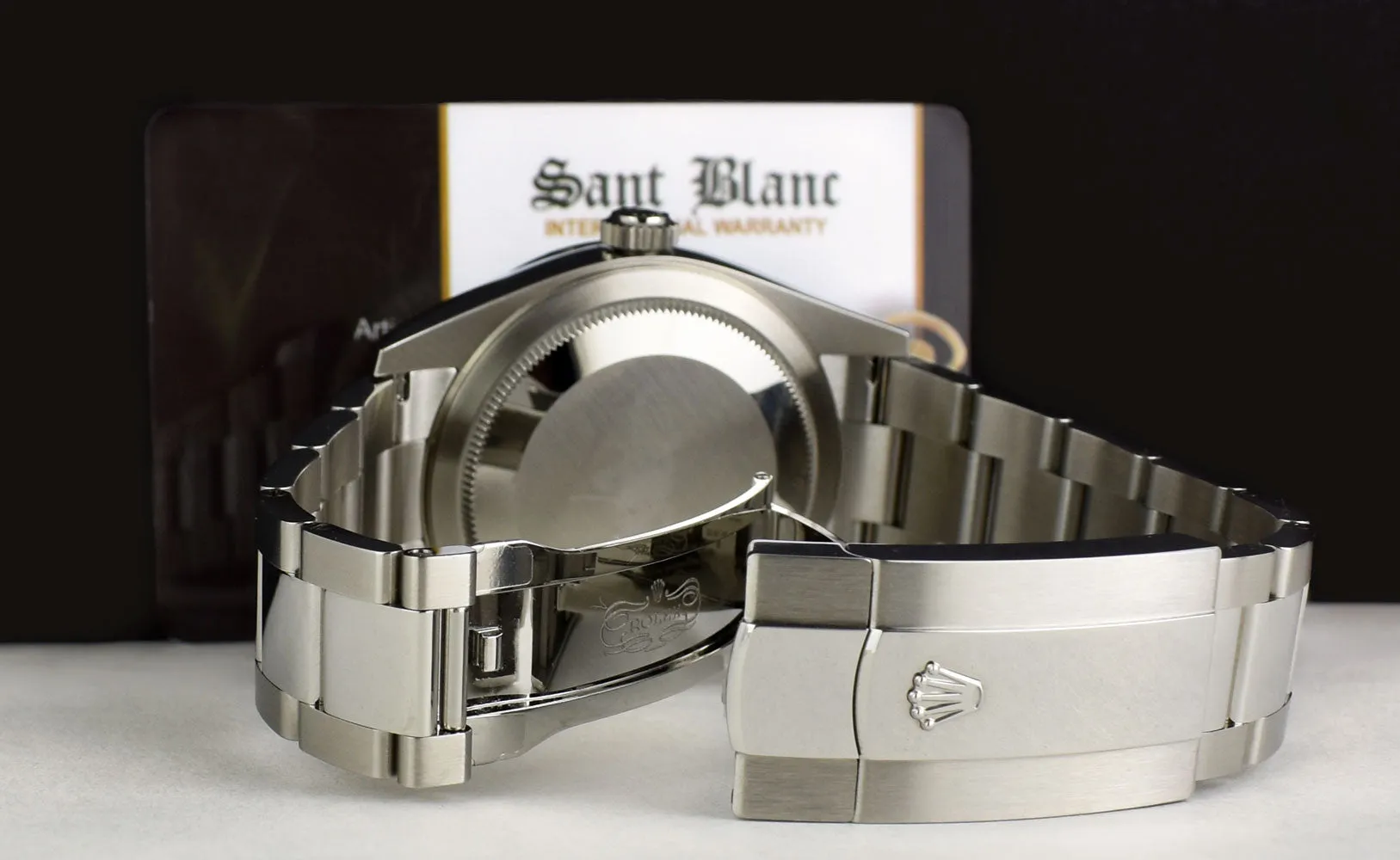 ROLEX 42mm White Gold & Stainless Steel Sky Dweller White Index Dial Model 326934