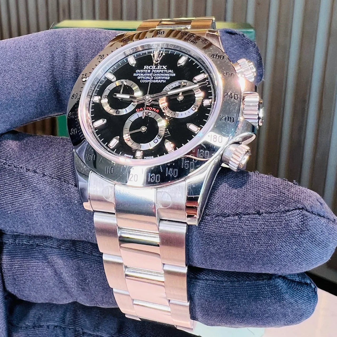 Rolex Daytona Steel Black Dial